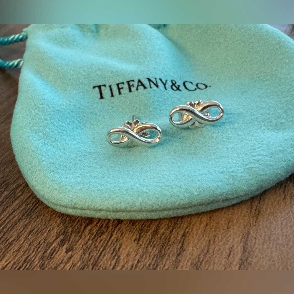 Tiffany & Co infinity earrings